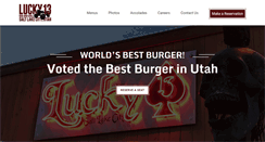 Desktop Screenshot of lucky13slc.com